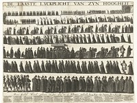 Begrafenis van Frederik Hendrik, 1647 (1649 - 1651) by anonymous