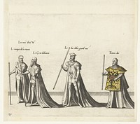 Deel van de optocht, nr. 29 (1619) by Joannes van Doetechum I, Lucas van Doetechum, Hieronymus Cock and Hendrick Hondius I