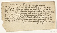 Handschrift met verhaal van een onbekende die met zijn vrouw vertrokken is uit Antwerpen naar Keulen vanwege de grote tirannie, 1569 (1569)
