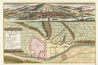 Plattegrond van Trier, 1704 (1704) by Jan van Call II and Anna Beeck