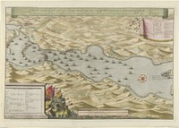 Zeeslag in de baai bij Vigo en de verovering van de Spaanse zilvervloot, 1702 (1702) by Jan van Call I, Anna Beeck and Staten van Holland en West Friesland