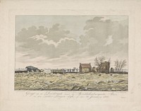 Dijkdoorbraak bij de Sprokkelburgse sluis bij Gorinchem, 1820 (1820) by Roelof van der Meulen, Cornelis de Jonker and Johannes van der Wal uitgever