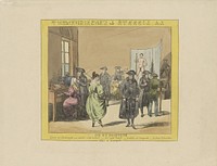 Spotprent op de vrijheid van onderwijs, 1828 (1828) by anonymous