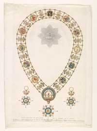 Ordeketen met het grootkruis van de Koninklijke Orde van Holland, 1807 (1808) by Alphonse Pierre Giraud and Alphonse Pierre Giraud