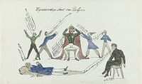 Spotprent op de wanhopige staat van België, 1831 (1831) by anonymous