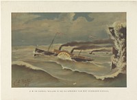 Schip de Willem III bij de opening van het Noordzeekanaal, 1876 (1887) by Carel Lodewijk Dake and Tresling and Comp
