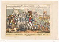 Lodewijk XVIII dreigt Spanje aan te vallen, 1823 (1823) by William Heath and J Crane