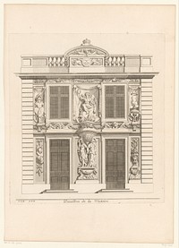 Paviljoen van Victoria (1672 - 1686) by Louis de Châtillon, Charles Le Brun, Charles Le Brun, Gerard Edelinck and Franse kroon