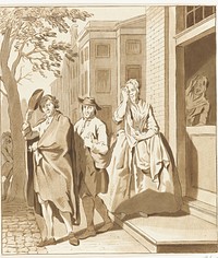 Geveinsde droefheid (1777 - 1780) by Benjamin Martini and Cornelis Troost