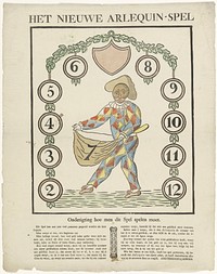 Het nieuwe Arlequin-spel (1816 - 1897) by Aron Hijman Binger and anonymous