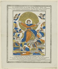De hemelvaert van de heylige maegd Maria, Moeder Gods / L'assomption de la sainte vierge Marie, Mêre de Dieu (1800 - 1833) by Philippus Jacobus Brepols and anonymous