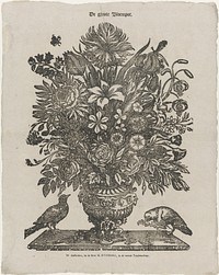 De groote bloempot (1831 - 1854) by anonymous and Erve H Rynders
