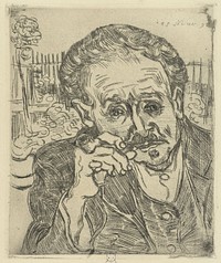 Portrait of Dr Gachet (1890) by Vincent van Gogh and Paul Ferdinand Gachet
