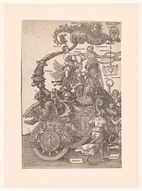 Triomfwagen van keizer Maximiliaan I (1545) by Hans Guldenmund, Albrecht Dürer and weduwe Cornelis Liefrinck