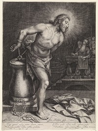 Christus aan de geselpaal (1612) by Jacob Matham, Denys Calvaert, Theodorus Schrevelius and Keizerlijk hof