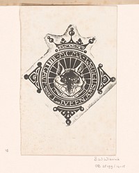 Vignet voor uitgever L.J. Veen (c. 1910) by Bernard Willem Wierink