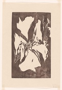 Abstracte compositie (1919) by Erich Wichmann