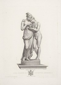 Amor en Psyche (1814 - 1815) by Domenico Marchetti, Giovanni Tognolli, Antonio Canova, Antonio Canova and Joséphine de Beauharnais