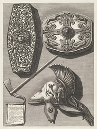 Delen van een trofee van Octavianus Augustus (1753) by Francesco Piranesi and Francesco Piranesi