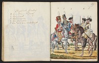 Uniformen van Pruisische cavalerie (1795 - 1796) by S G Casten