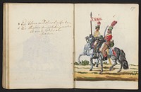 Uniformen van Franse cavalerie van Rohan (1795 - 1796) by S G Casten