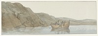 Gezicht op Kaap Paceco in Calabrië nabij de stad Scilla (1778) by Louis Ducros