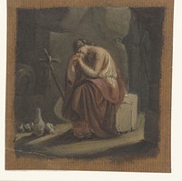 Boetvaardige Maria Magdalena (1700 - 1800) by anonymous