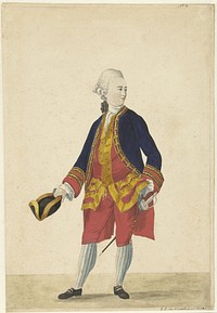 Een lakei (1766) by Isaac Lodewijk la Fargue van Nieuwland