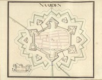 Plattegrond van Naarden, ca. 1701-1715 (1701 - 1715) by Samuel Du Ry de Champdoré