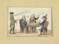 Frankrijk wint het kaartspel, 1795 (1795) by anonymous