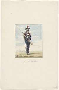 Sergeant van de schutterij (1830 - 1831) by anonymous