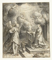 Annunciatie (1593) by Karel van Mander