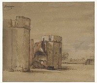 View of Kasteel Honingen near Rotterdam (c. 1648 - c. 1652) by Jan Ruyscher