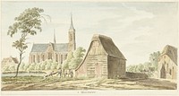 Gezicht op het dorp Hoornaar (1784) by Hendrik Tavenier