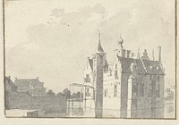 Het kasteel te Berlicum (1700 - 1800) by anonymous, Caspar Jacobsz Philips, Abraham de Haen II and Hendrik Spilman