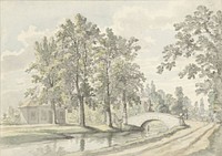 Gezicht op de Biltstraat buiten Utrecht (1812) by Johannes Jelgerhuis