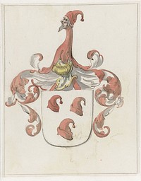 Wapenschild van de familie Eysenbergh (1660 - 1672) by Pieter Jansz and Jan de Bray