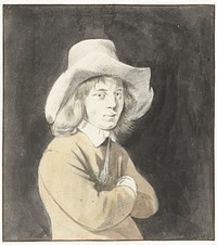 Studie van een man (1637 - 1697) by Jan de Bray