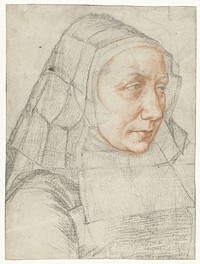 Portret van Elburga van Boetzelaer (?) (1561 - 1568) by Wouter Pietersz I Crabeth and Hendrick Goltzius