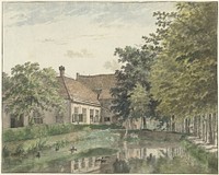 Gezicht op de buitenplaats Watergoor bij Nijkerk (1782) by Wybrand Hendriks