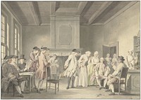 De onverwachte tweeling (1763) by Jacobus Buys