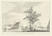 De Potters Poort te Gouda (1737 - 1779) by Pieter Jan van Liender