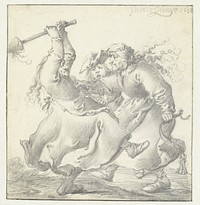 Twee vechtende vrouwen (1638) by Pieter Jansz Quast