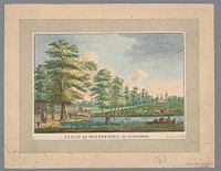Gezicht op Muiderberg en Naarden (1808) by Dedeke