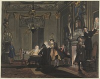 The Brothers Were Having a Conversation (1769) by Sara Troost and Cornelis Troost