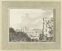 Ruïne van Carlburg bij Carlstadt (1801) by Ernst Willem Jan Bagelaar