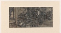 Zilversmederij (1868 - 1892) by Anthon Gerhard Alexander van Rappard