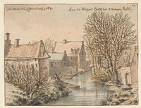 View of the ‘Kleyne Hekel’ in ’s-Hertogenbosch (1683) by Barend Klotz and Valentijn Klotz