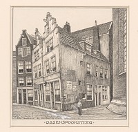 De Ossenspooksteeg te Amsterdam (1870 - 1926) by Willem Wenckebach
