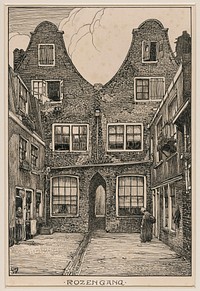 De Rozengang te Amsterdam (1870 - 1926) by Willem Wenckebach